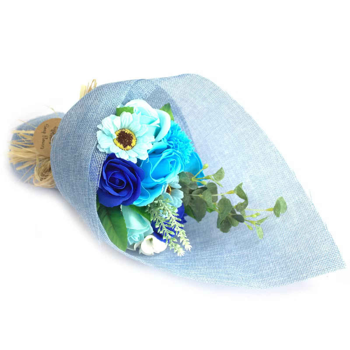 Ramo Flores Azules de Jabón