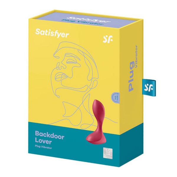 Satisfyer backdoor vibrador anal rojo 1un