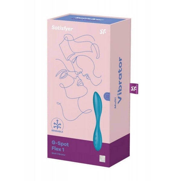 Satisfyer g-spot flex 1 multi-vibrador petrol 1un