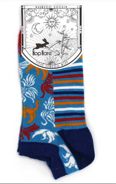 Calcetines Bajos de Fibra de Bamboo Hop Hare Phoenix (36-40) Con Lata