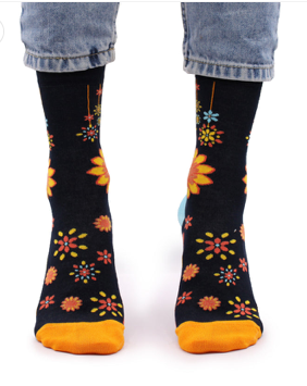 Calcetines Largos Hop Hare Mandala y Flores (41-46)