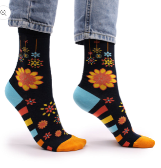 Calcetines Largos Hop Hare Mandala y Flores (41-46)