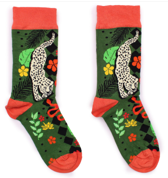 Calcetines Largos Hop Hare Bali Jungla en Lata (41-46)