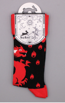 Calcetines Largos Hop Hare Dragon Rojo en Lata (41-46)