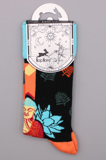 Calcetines Hop Hare Buda Azul y Loto M/L (41-46)