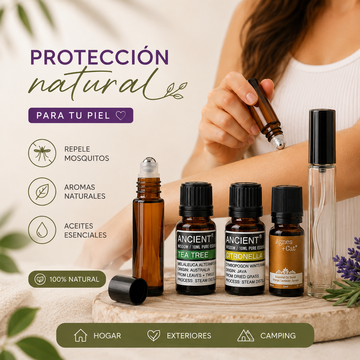 Pack Natural Antimosquitos Cuerpo y Hogar