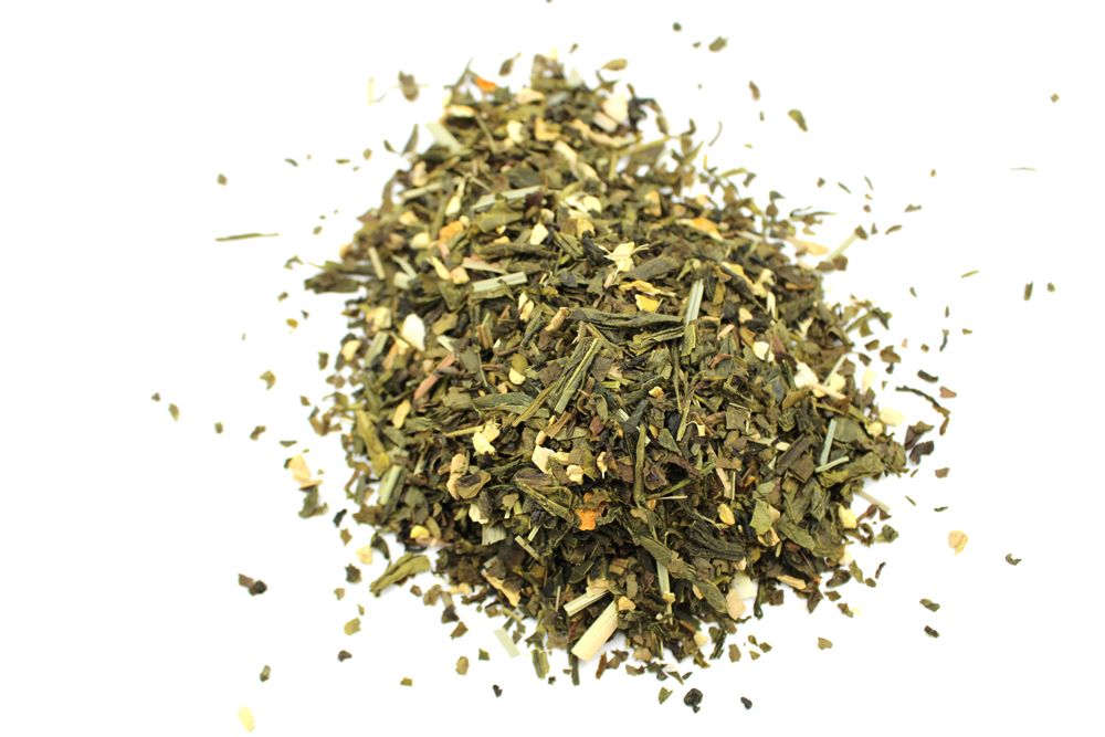 Té Verde Ecológico con Limón y Jengibre 50g – Energía Natural y Digestiva