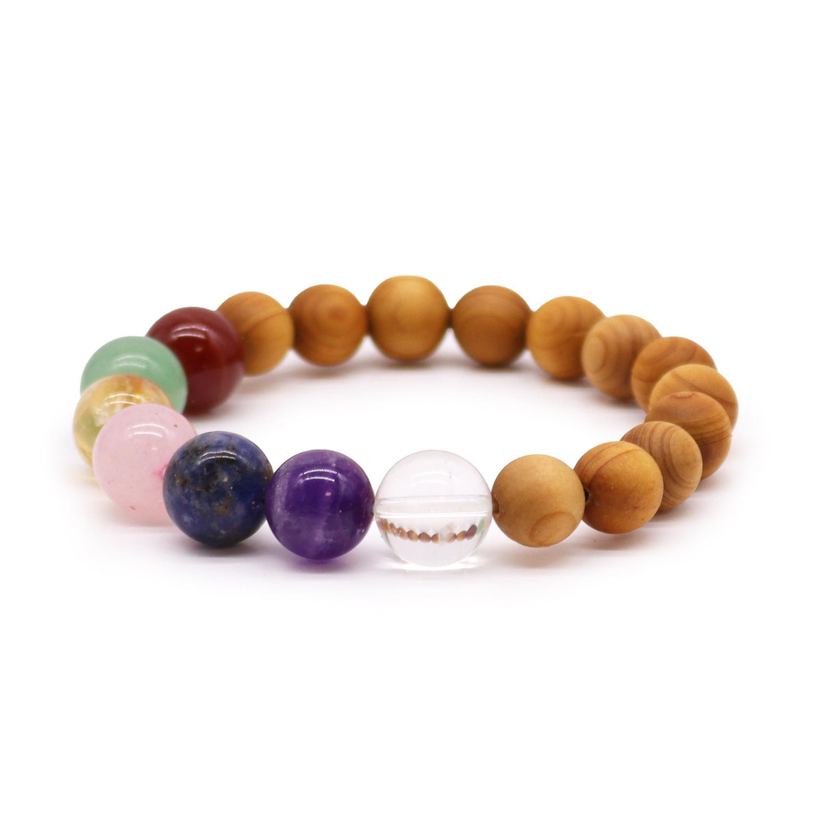 Pulsera de Cedro - 7 Chakras