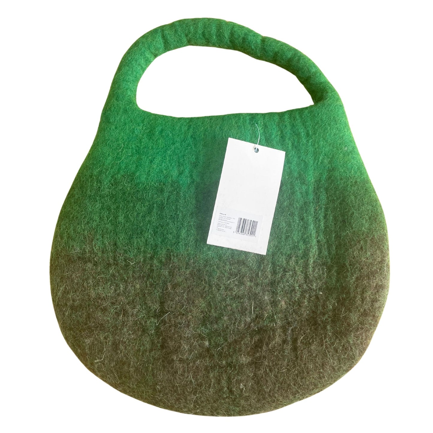 Bolso Verde con Abeja de Fieltro al Agua