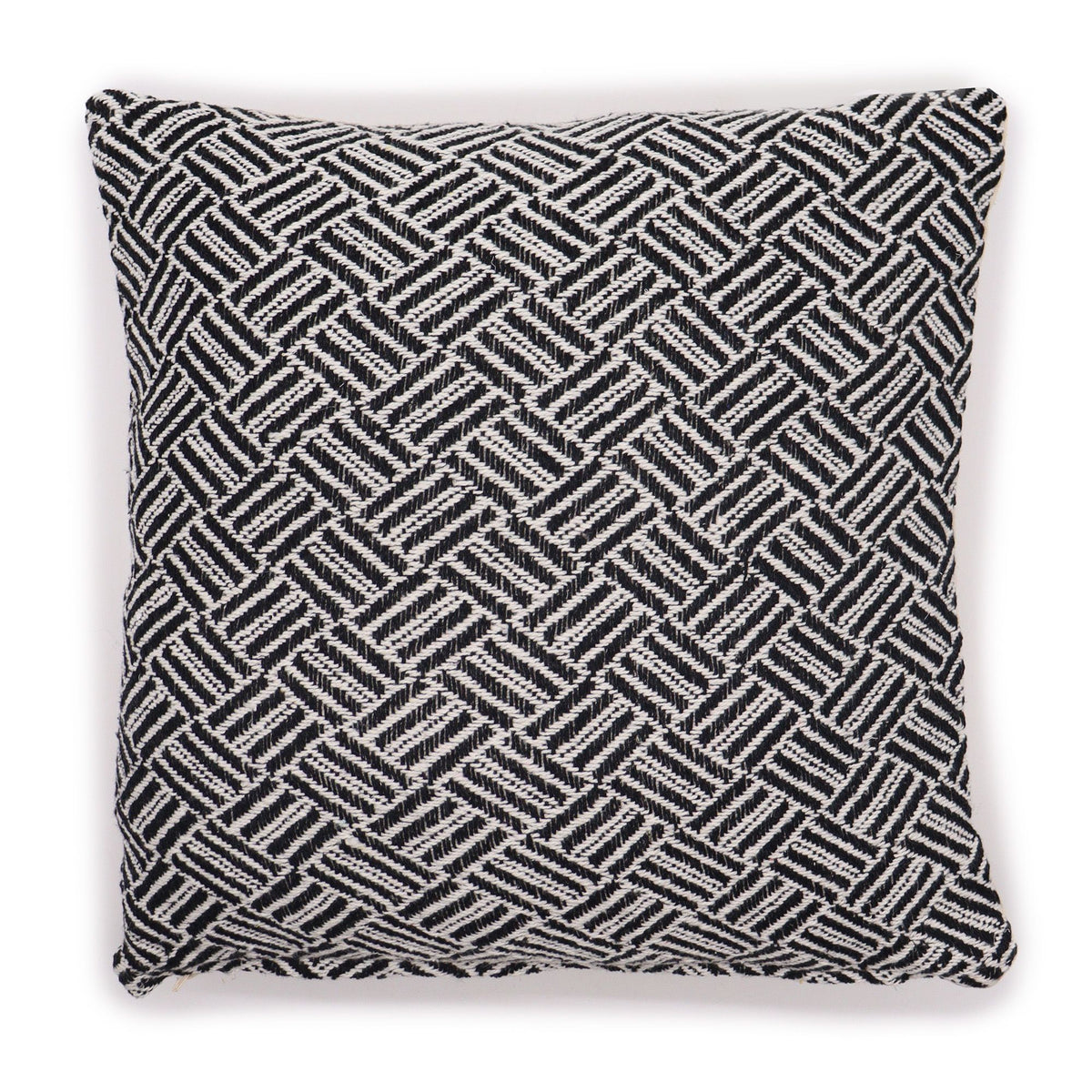 Funda de Cojín Clásica - Rayas Negras - 40 × 40 cm