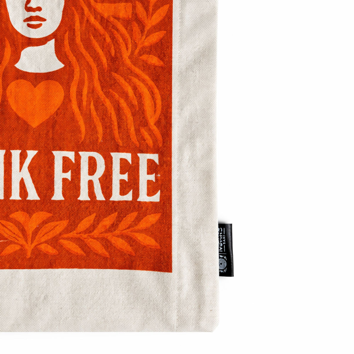 Nomad Sari Iconic Toni Tote Bag - Mantente salvaje - Natural 10oz