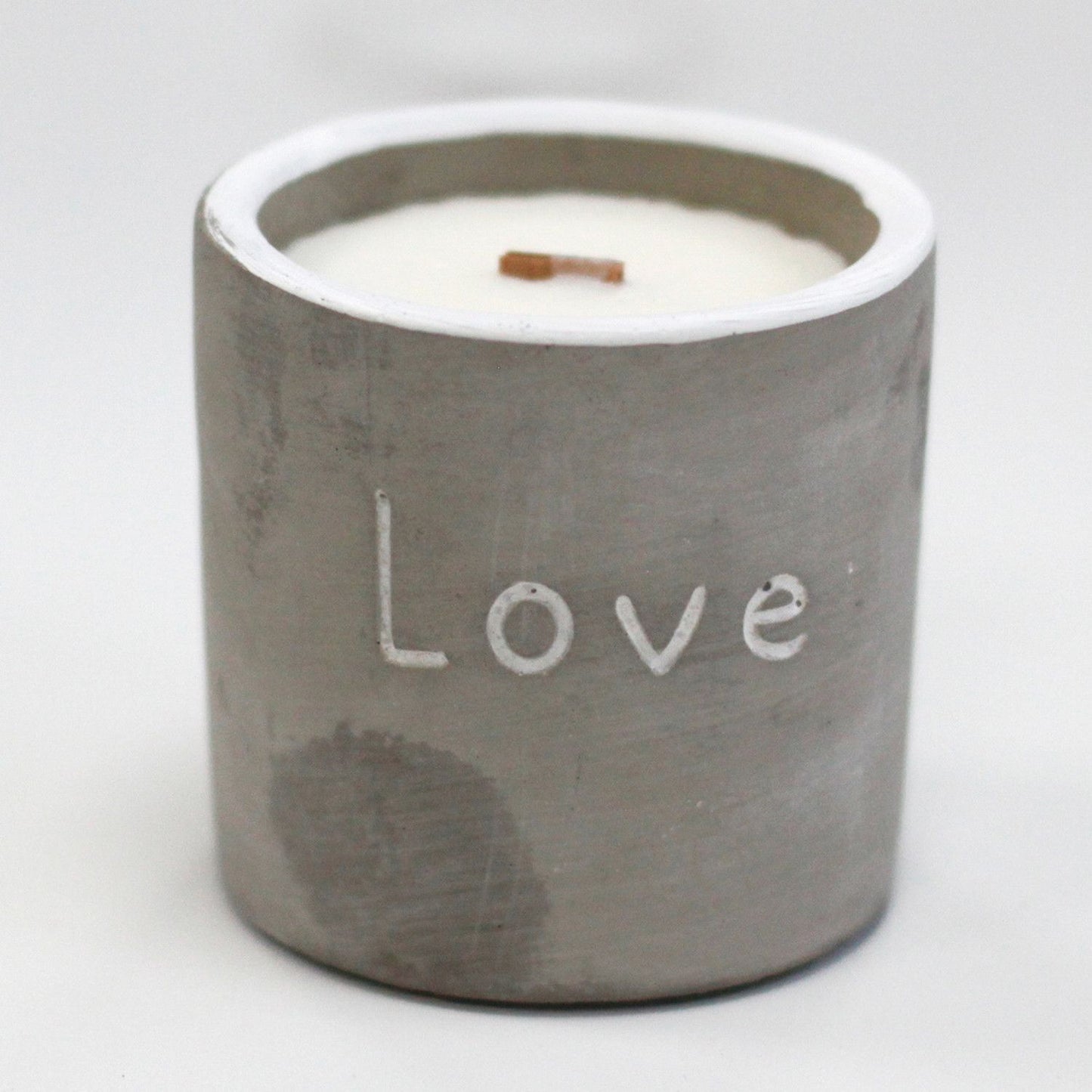Vela mediana con Mecha de Madera Love