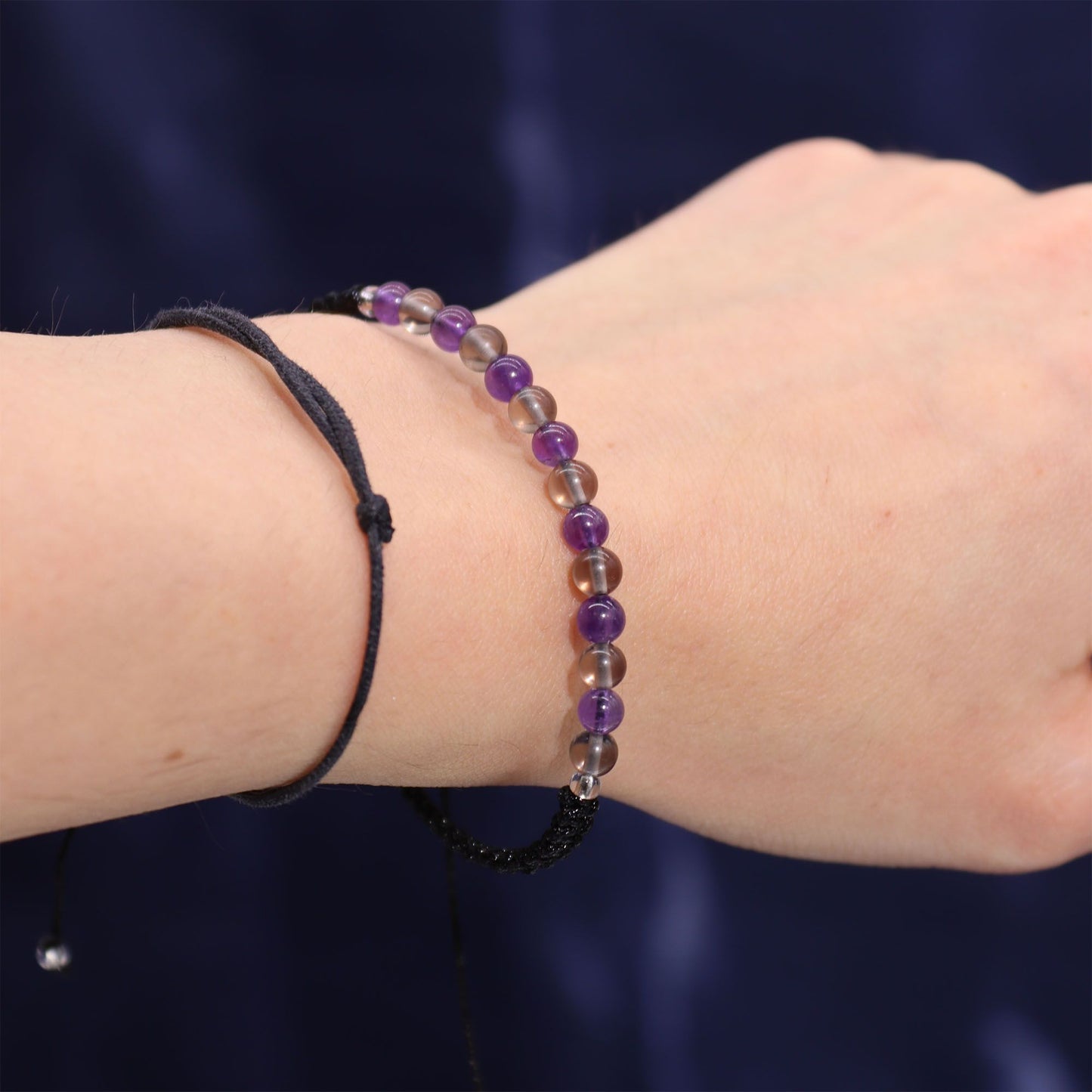 Vela de Cristal del Zodiaco con Pulsera de Piedras Preciosas - Signo Capricornio