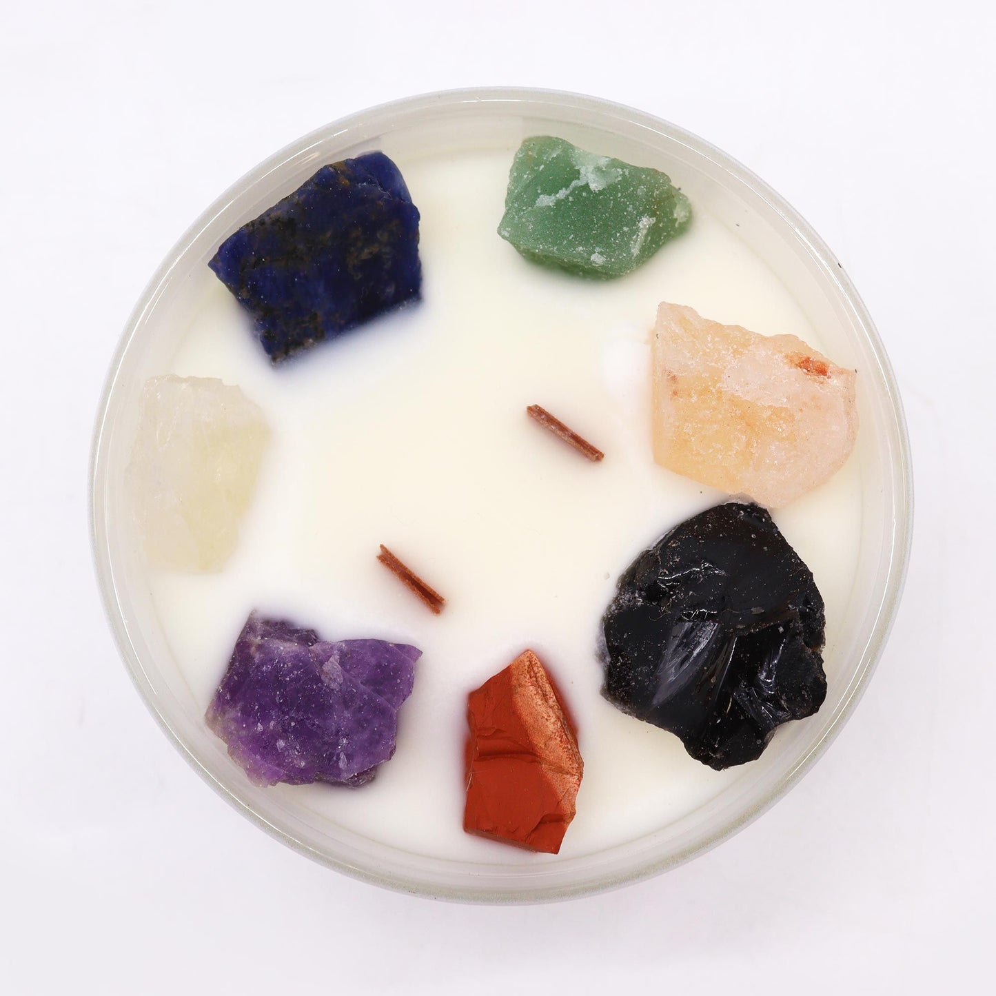 Velas de Cristal de Chakra 7 Chakras