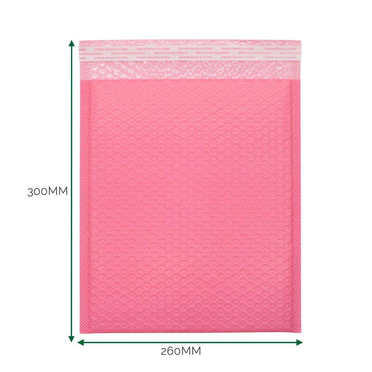 Sobre burbuja de polietileno rosa (260x300+40mm)