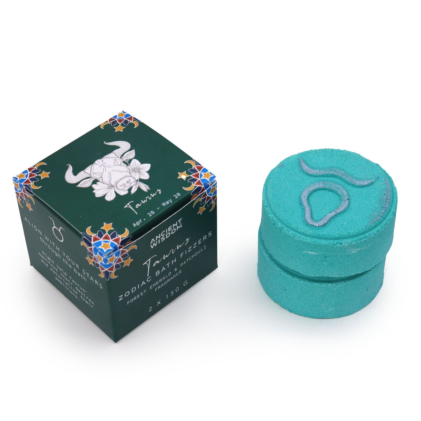 Set de Bombas de Baño del Horóscopo Signo Tauro