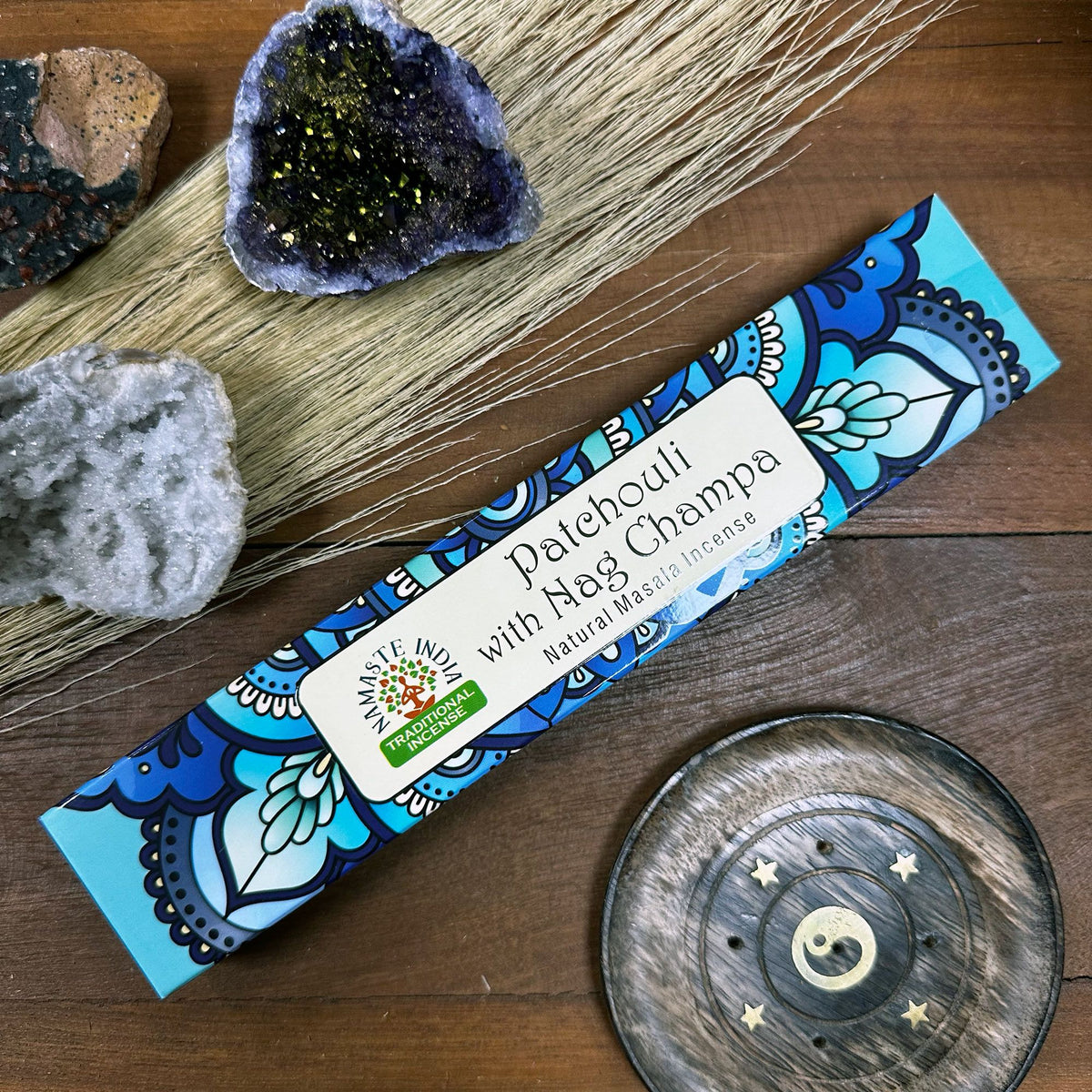 Incienso Namaste Mandala Masala Pachulí y Nag Champa