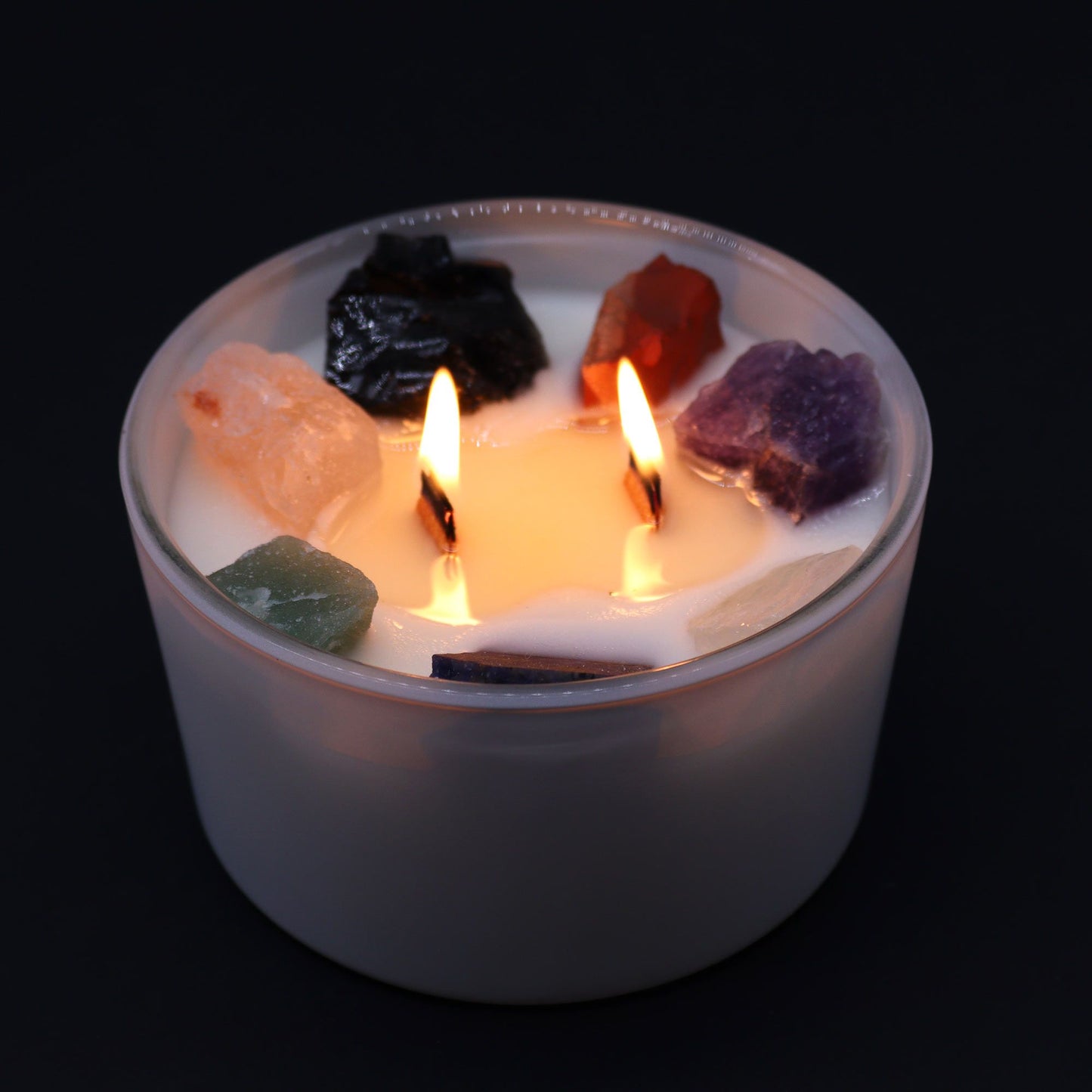 Velas de Cristal de Chakra 7 Chakras