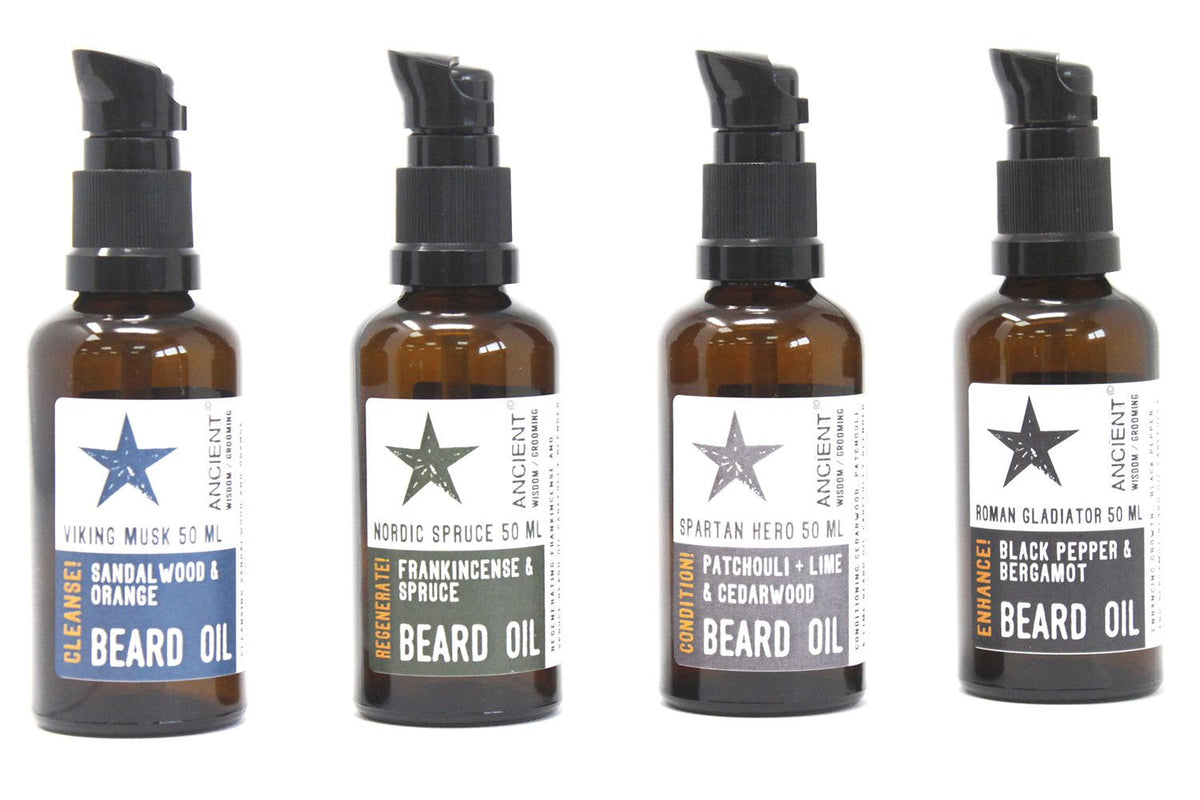 50ml Aceite para la barba - Heroe Espartano