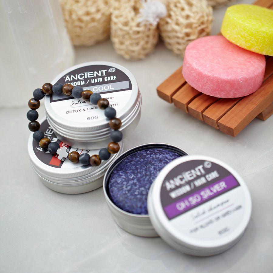 Lata de Champú Solido Limón y Jengibre (60g)