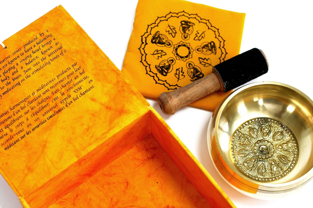 Set Especial de Cuenco Tibetano para Meditación