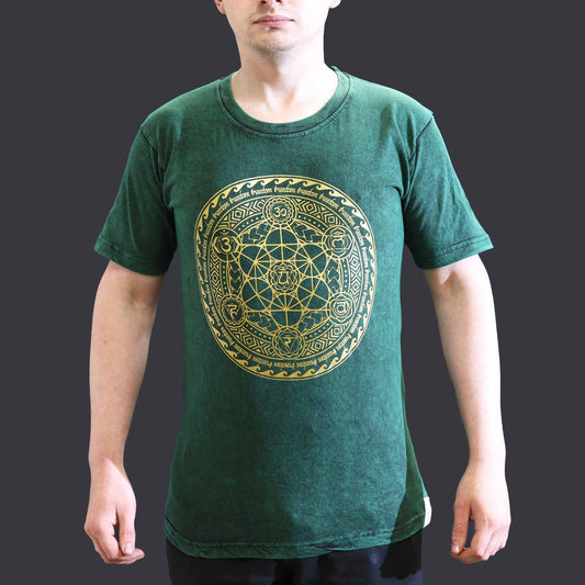 Camiseta Nomad Sari Pequeña - Chakra - Verde