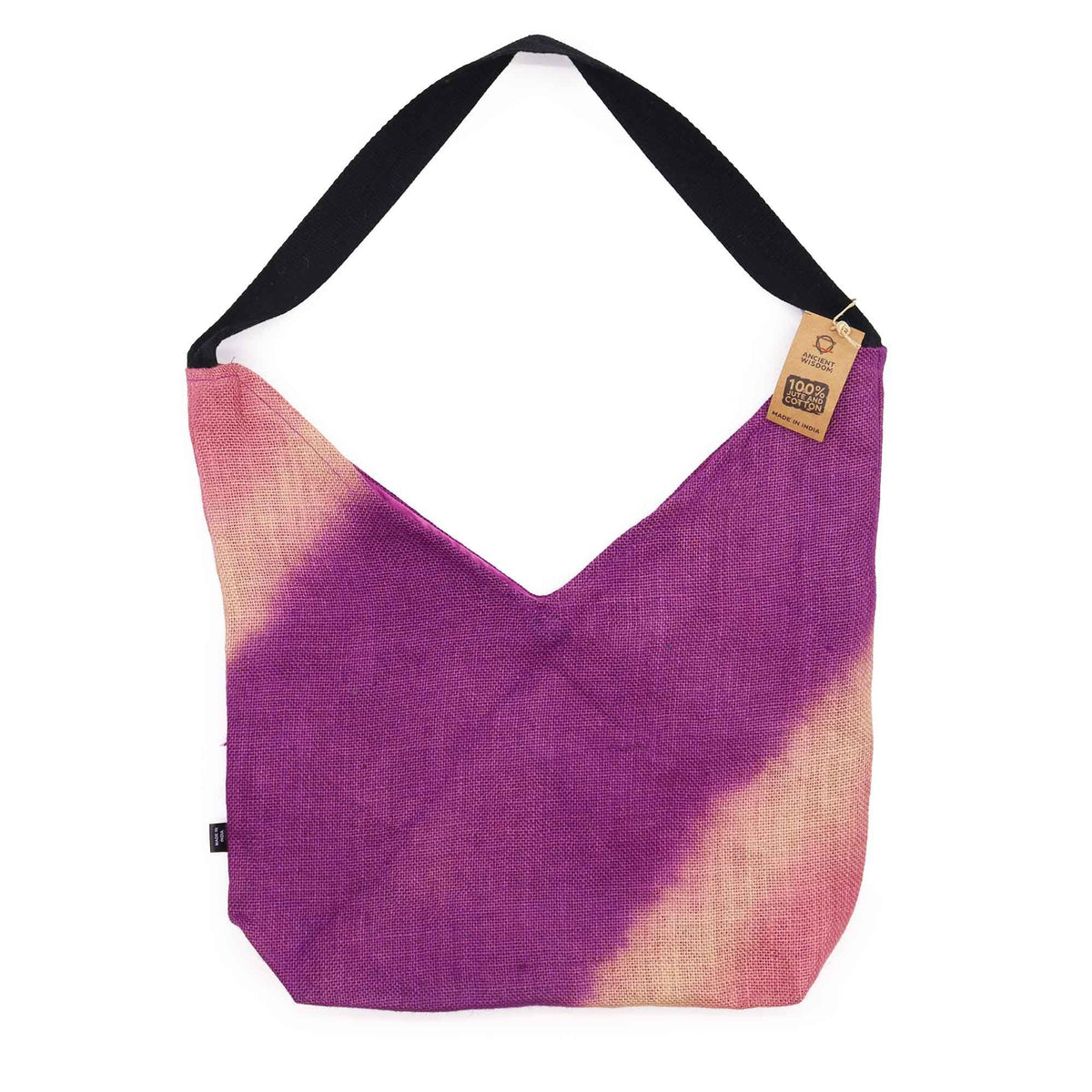 Bolso de Hombro de Tejido Suave - Fucsia Antiguo