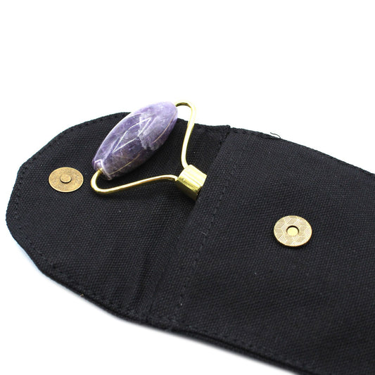 Rodillo Piedras Preciosas para Cara de Amatista