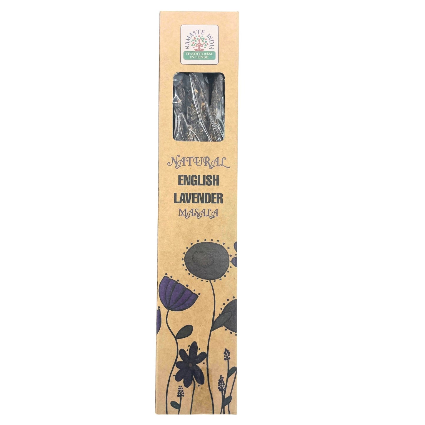Incienso Botánico Natural Masala Fragancia a Lavanda Inglesa