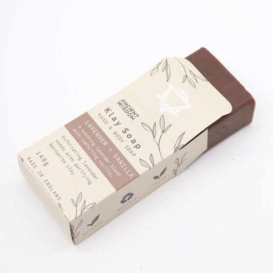 Jabón de Arcilla Fragancia a Lavanda & Vainilla