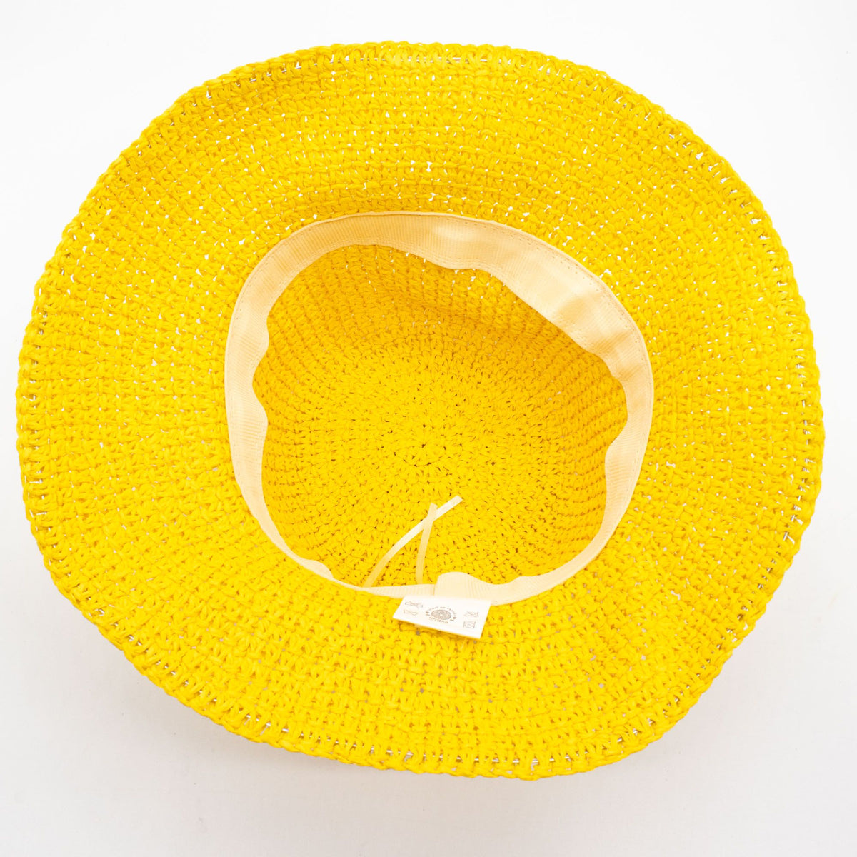 Nomad Sari Sombrero de Paja de Ala Ancha para Sol - Amarillo