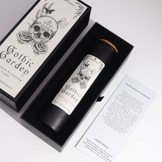 Velas Purificadoras de Brujas Antiguas Jardín Gótico