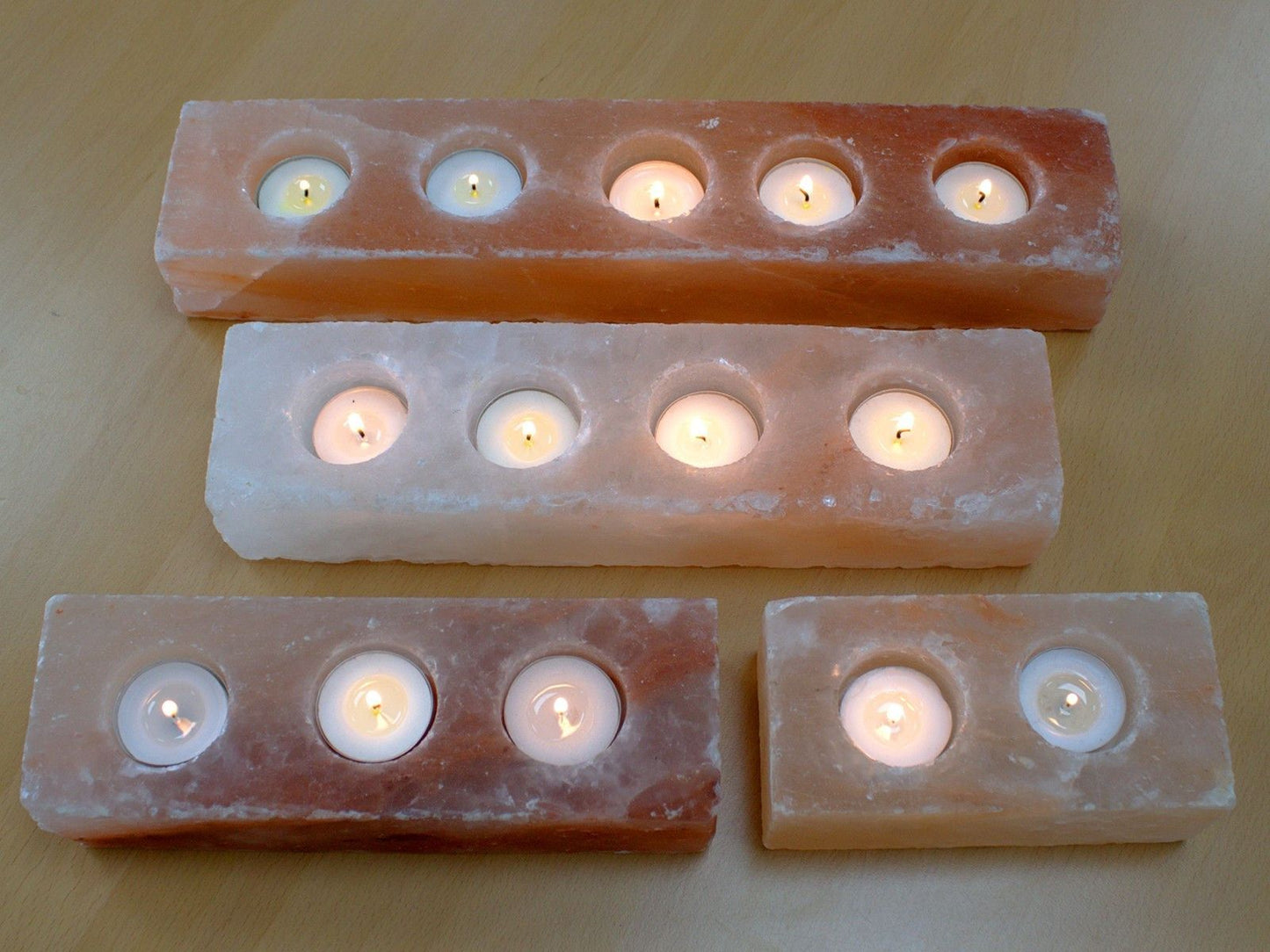 Candelabro para 4 Velas Forma Geométrica