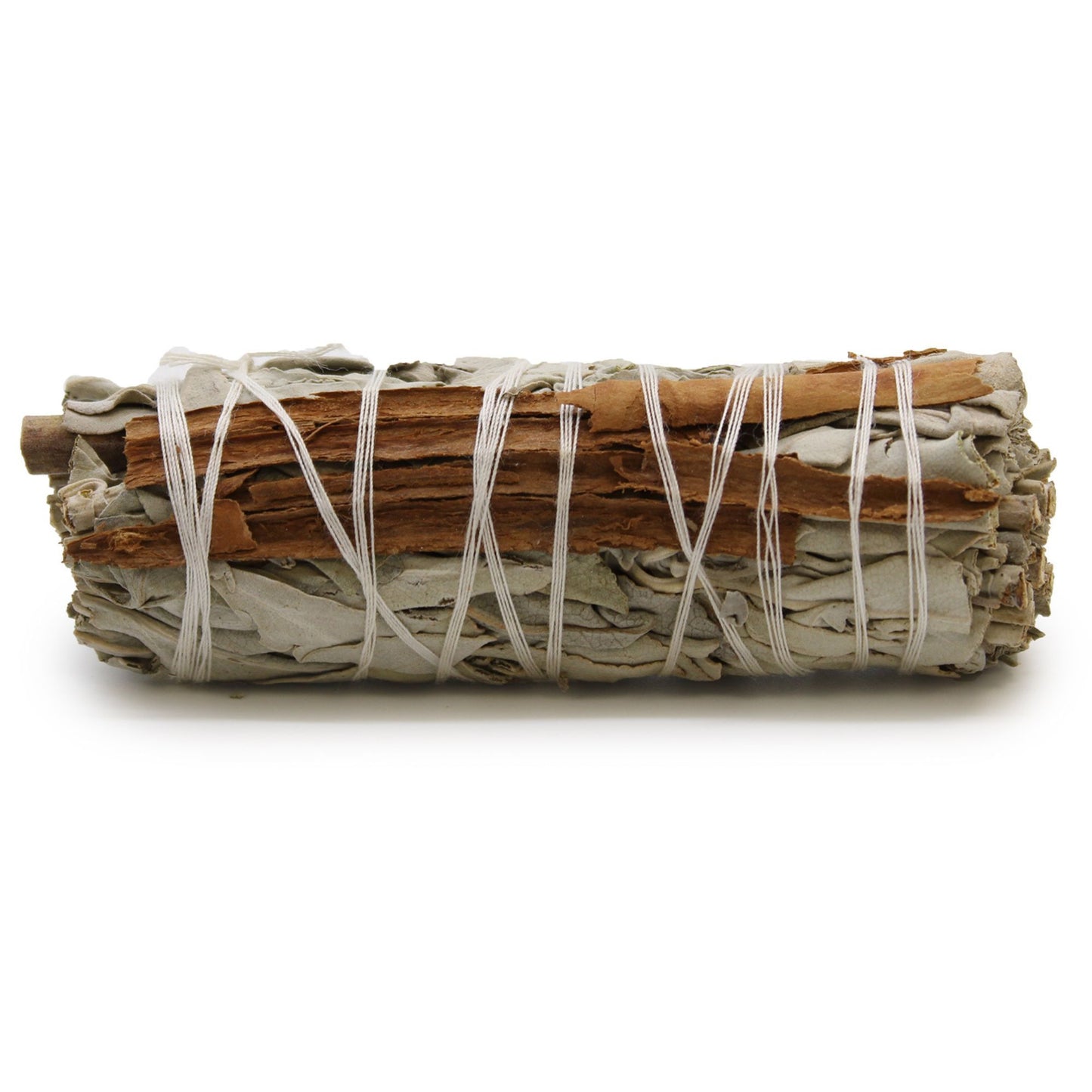 Atado de Hierba de Salvia Blanca y Canela (10cm)