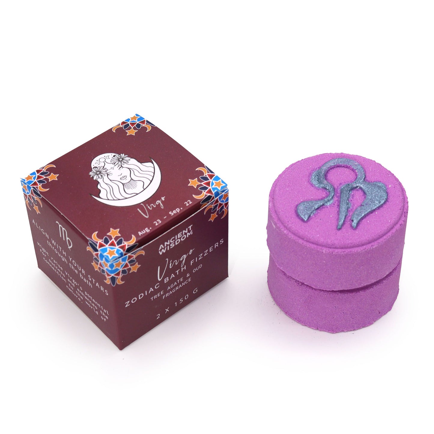 Set de Bombas de Baño del Horóscopo Signo Virgo