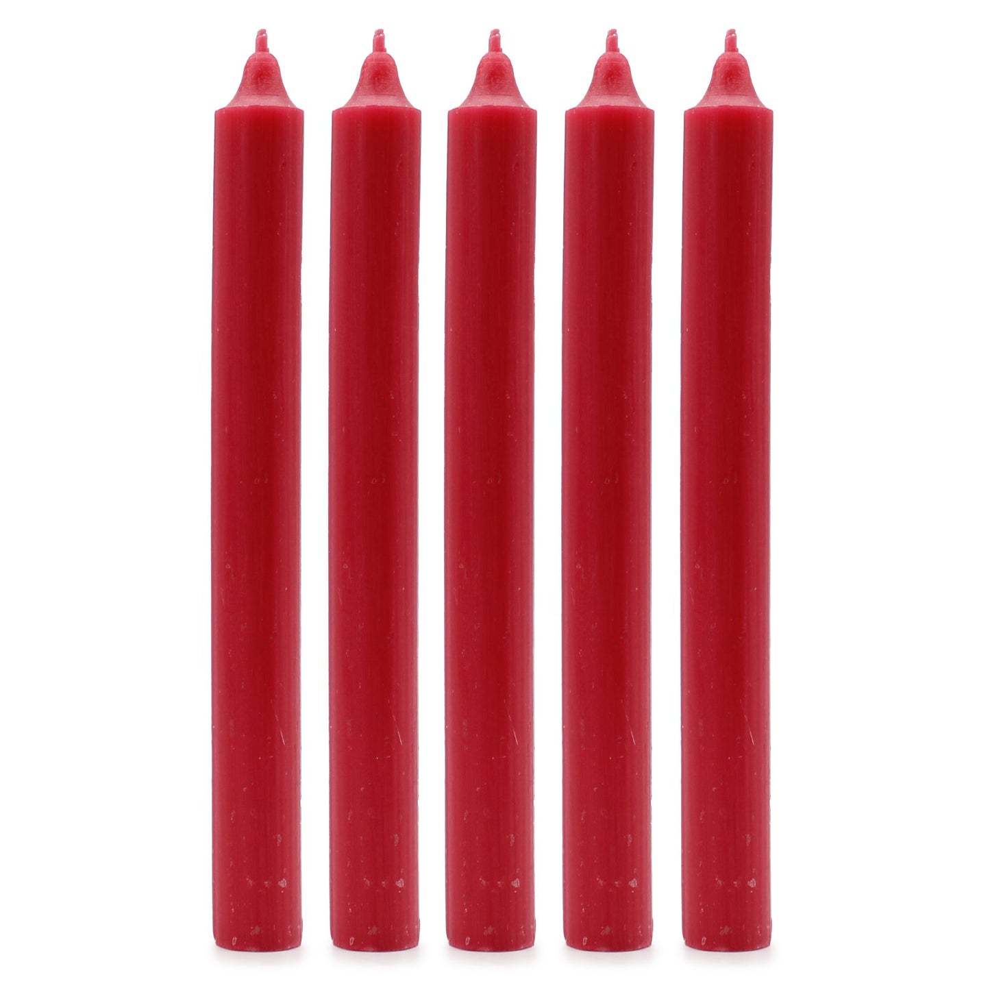 Velas a Granel en Color Rojo (Pack de 10 Unids)