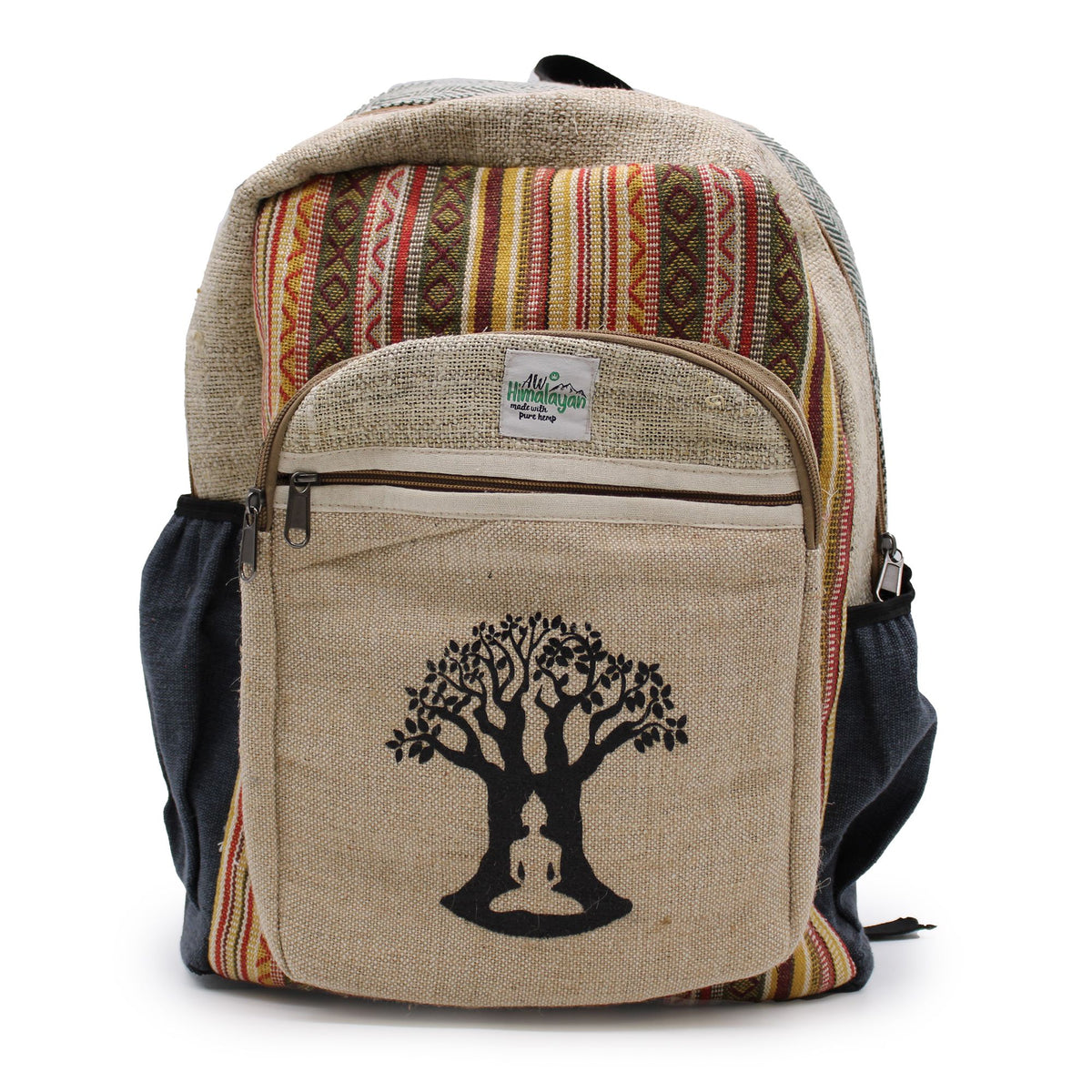 Mochila Grande de Cáñamo - Árbol Bodhi