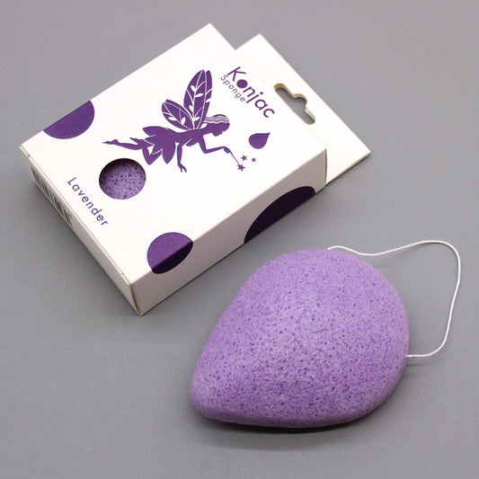 Esponja Facial Konjac Calmante Fragancia a Lavanda