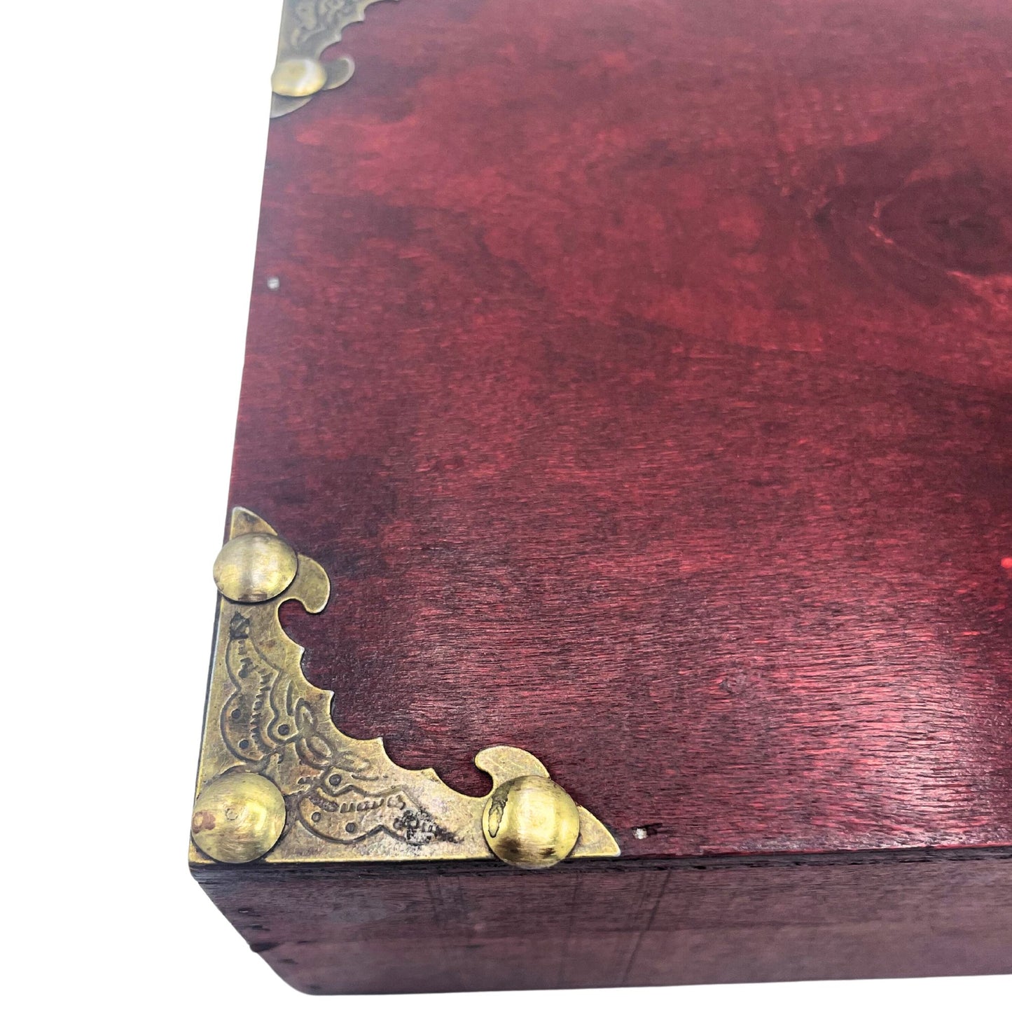 Caja Contenedor para Té en Color Rojo