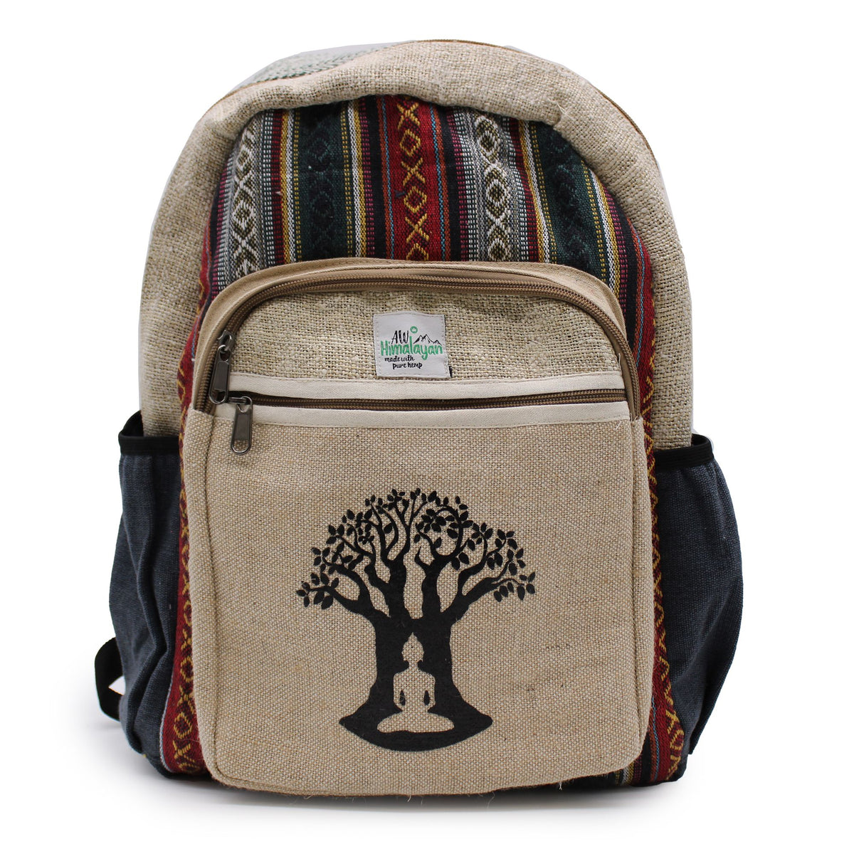 Mochila Grande de Cáñamo - Árbol Bodhi