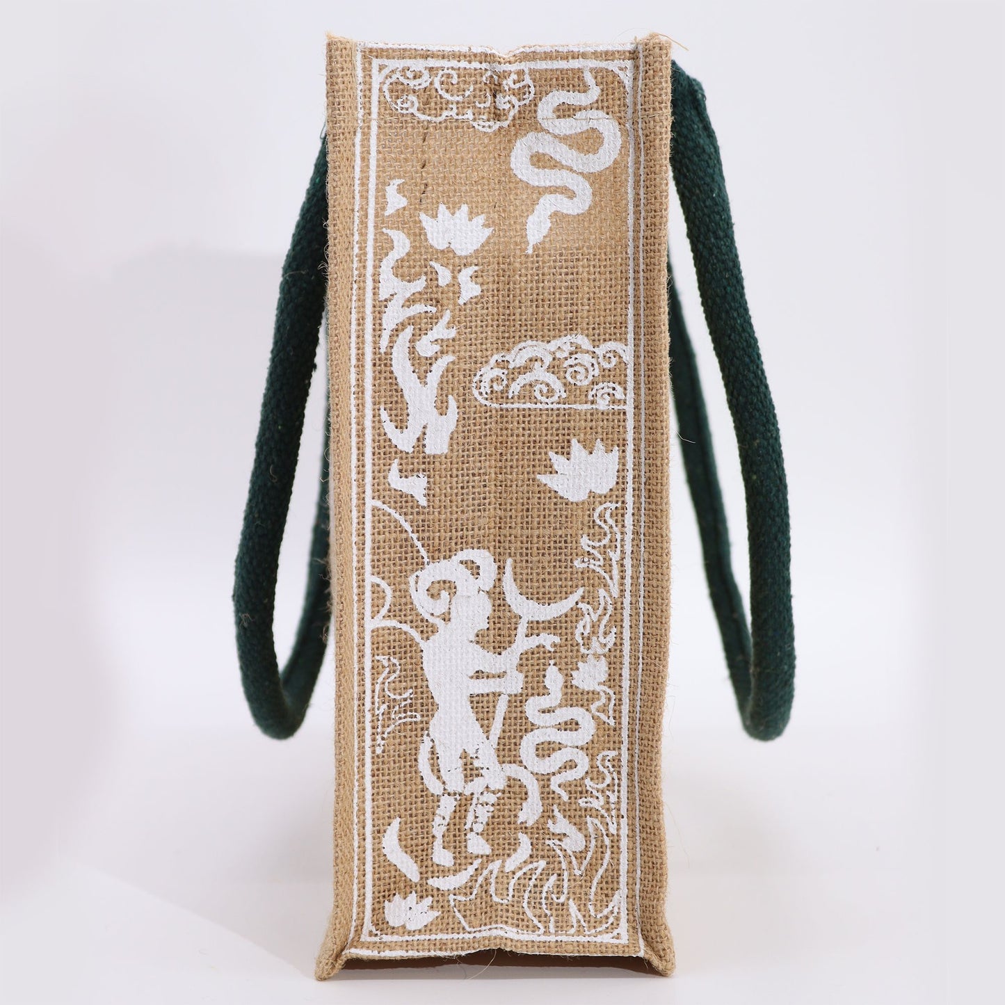 Bolsa Grande de Yute Natural Hop Hare Soy Rara