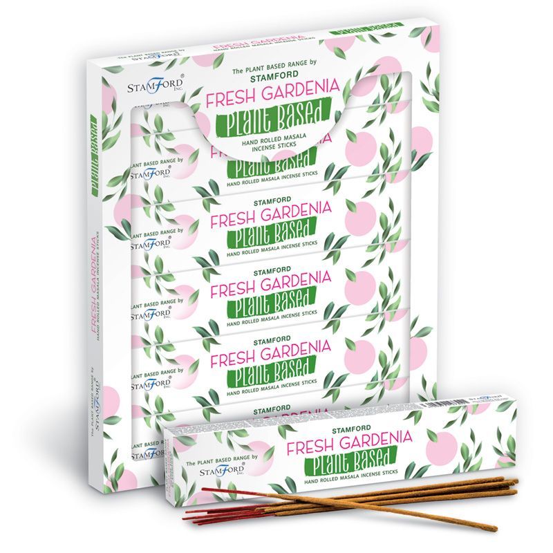 Cajas de Incienso Masala a Base de Plantas Gardenia Fresca