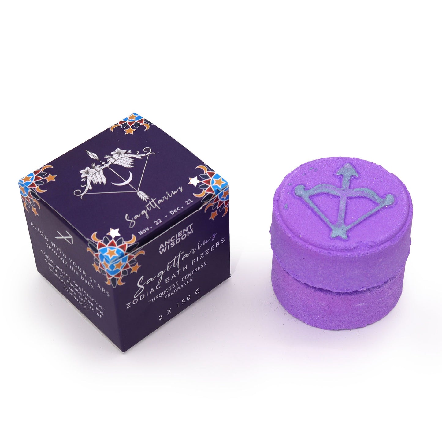 Set de Bombas de Baño del Horóscopo Signo Sagitario
