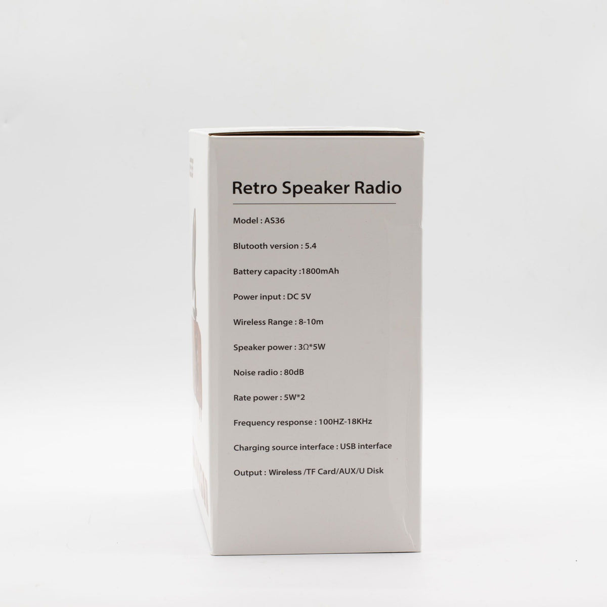 Altavoz de gramófono doble mini retro - Bluetooth - 5,4 vatios x 2