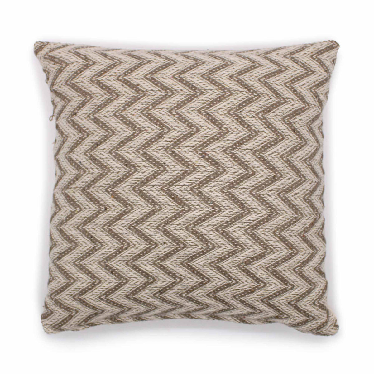 Funda de Cojín Clásica - Espiga Ancha Gris - 40 × 40 cm