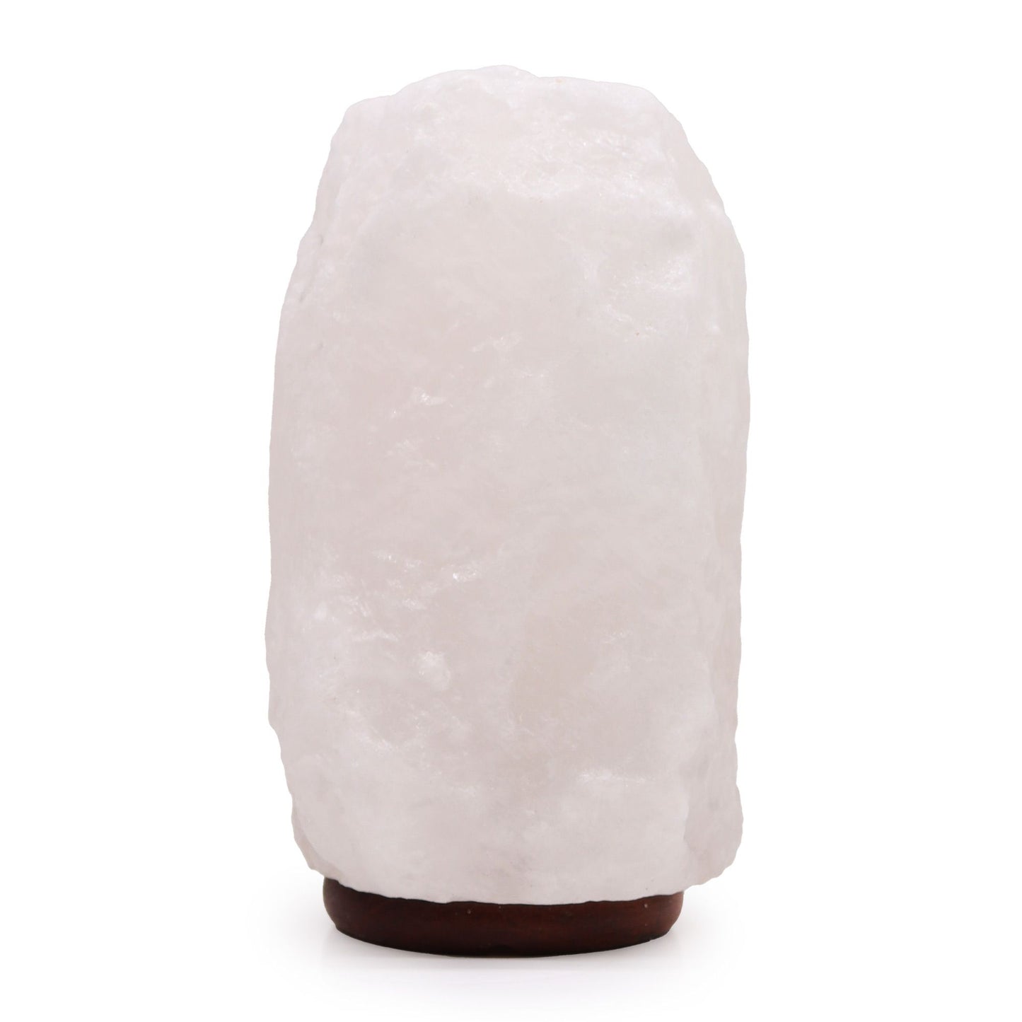 Lámpara de Cristal de Roca de Sal Natural del Himalaya con Base (aprox. 8-10kg)