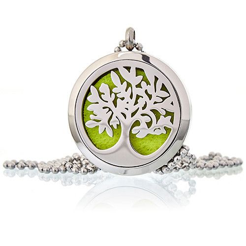 Collar Difusor de Aromaterapia Árbol de La Vida (30mm)