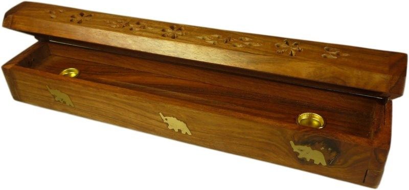 Quemador de Incienso en Madera Natural