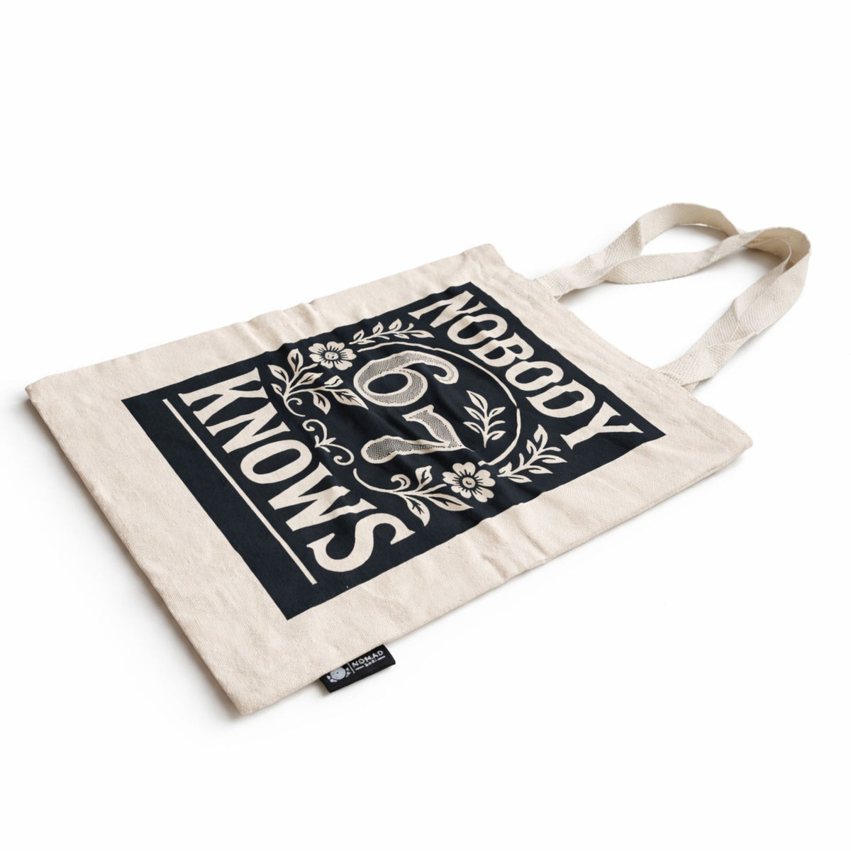 Nomad Sari Iconic Toni Bolso Tote - Nobody Knows 67 - Natural 10oz