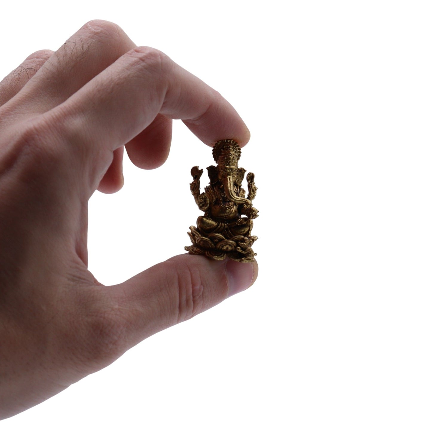 Dioses en miniatura de latón - Ganesha (22 g) - 37 mm